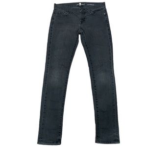 7 for all mankind Roxanne black jeans size 26